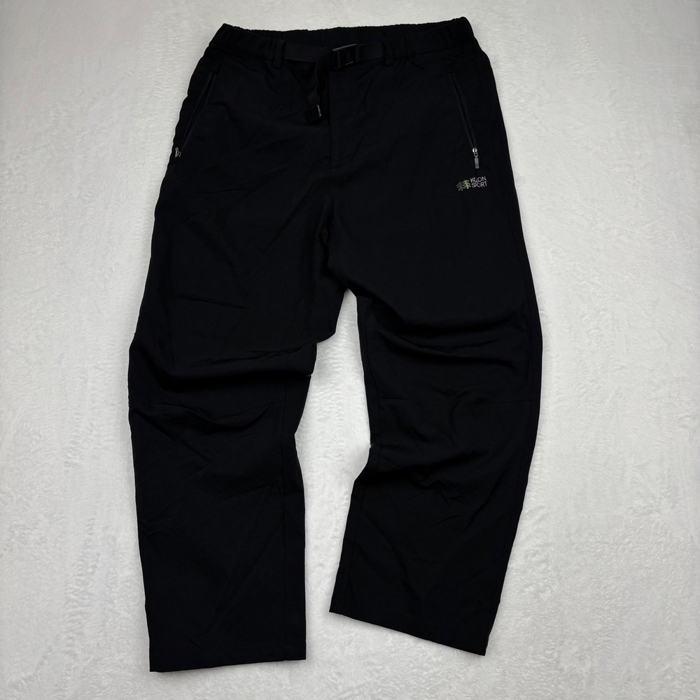Kolon Sport Mens Schoeller Flexible Movement Hiking Pants Black Medium CA4-14